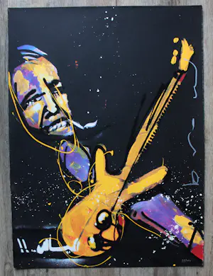 Herman Brood - De band, complete serie van vijf zeefdrukken kopen? Bied vanaf 1500!