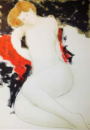 Alain Bonnefoit - Nu à la Chaise Rouge verkocht voor € 45!