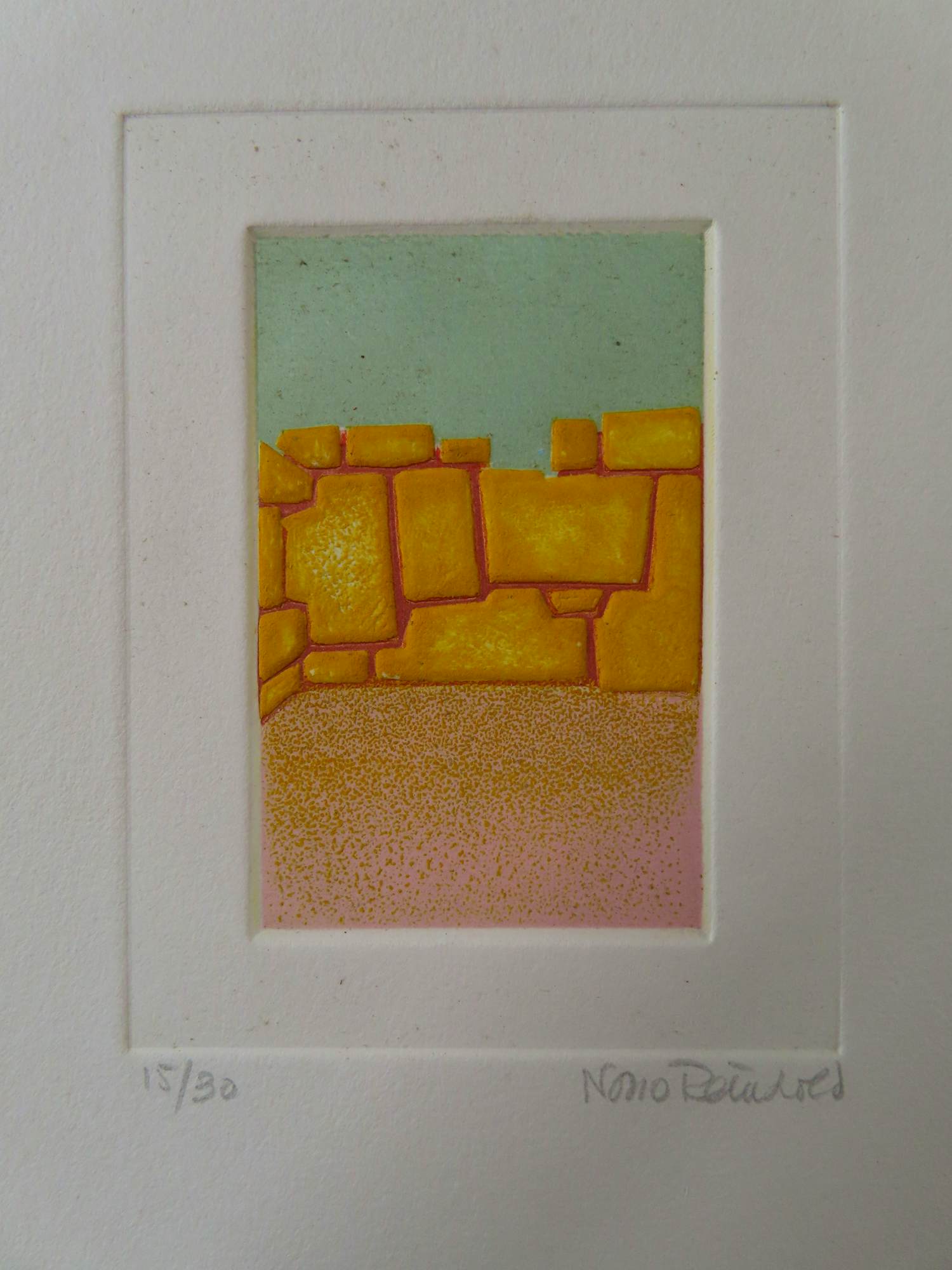 Nono Reinhold - "Muur" verkocht voor € 50!