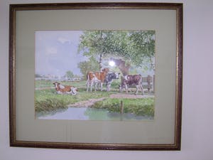 Albert Temming - Landschap met koeien kopen? Bied vanaf 100!
