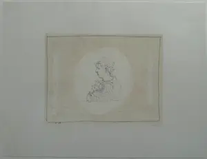 Co Westerik - handgesigneerde kleurenlitho | 'Zelfportret met poes' | 1989 kopen? Bied vanaf 200!