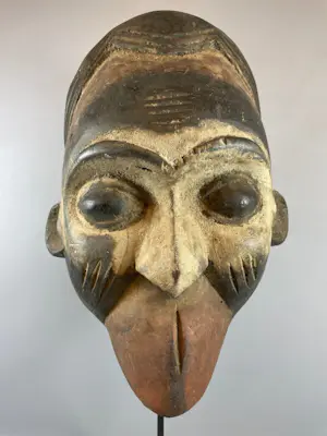 Igbo - 220637 - African IGBO BULU Mask - Nigeria. kopen? Bied vanaf 49!