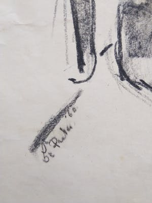 Niet of onleesbaar gesigneerd - Naakt Pastelkrijt. kopen? Bied vanaf 10!