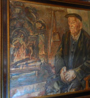 Peter Engels - portret van een oude man GROOT kopen? Bied vanaf 125!