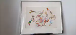 Henri Plaat - Compositie met figuren verkocht voor € 1!