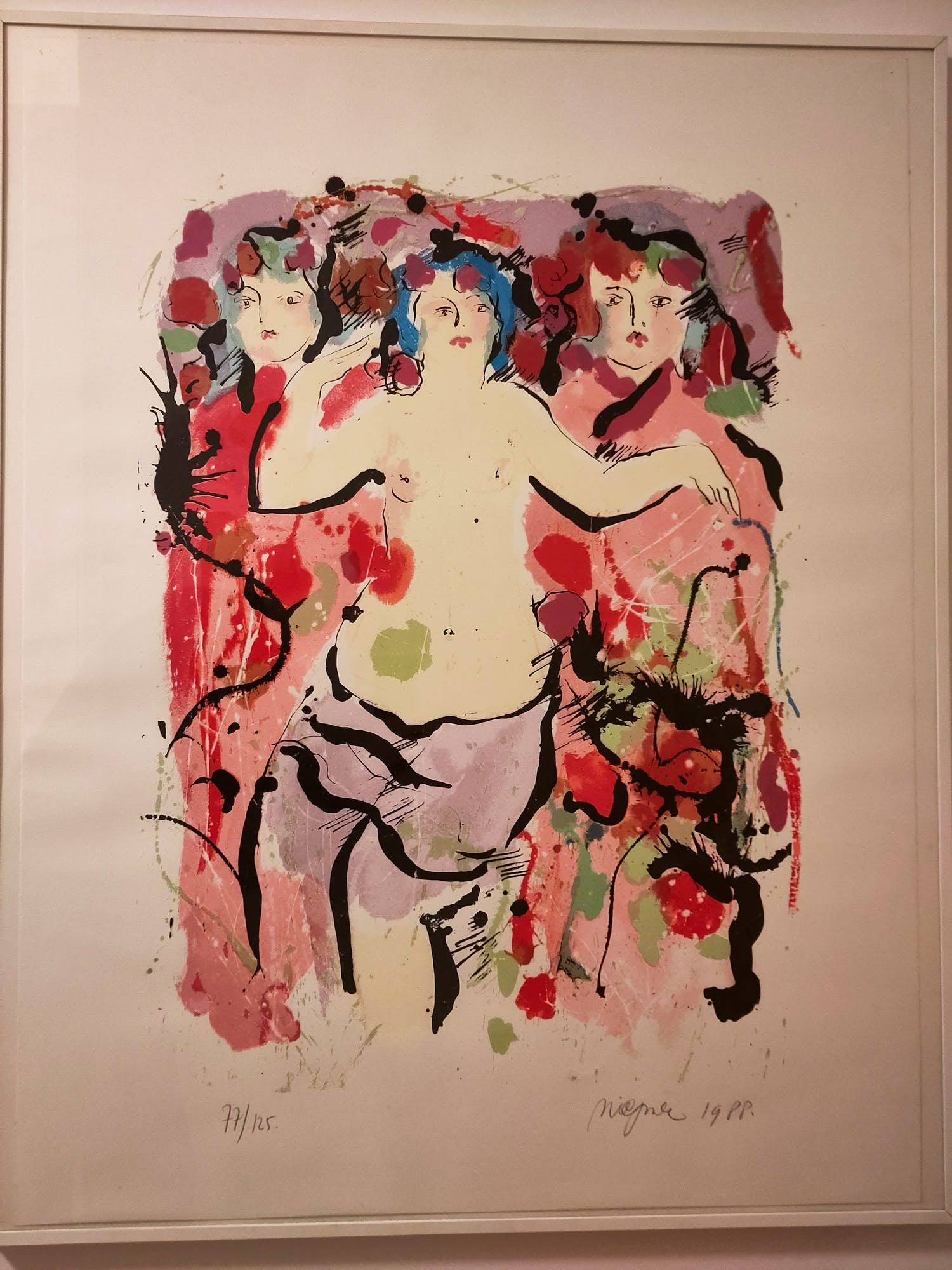 Nic Jonk - De drie gratiën verkocht voor € 100!