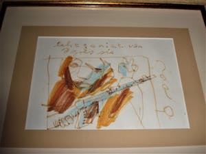 Herman Brood - Echt, geniet van agressie (SCHITTEREND INGELIJST!) kopen? Bied vanaf 595!