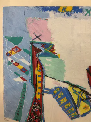 Anna Mes - zeefdruk Compositie III ‘91 kopen? Bied vanaf 50!