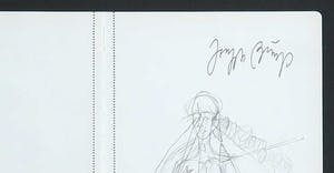 Joseph Beuys - Zeldzame granolitho, Zonder titel - Ingelijst kopen? Bied vanaf 1!