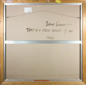 Robert Volmer - Olieverf op doek, There is a voice inside of me - Ingelijst (Zeer groot) kopen? Bied vanaf 200!