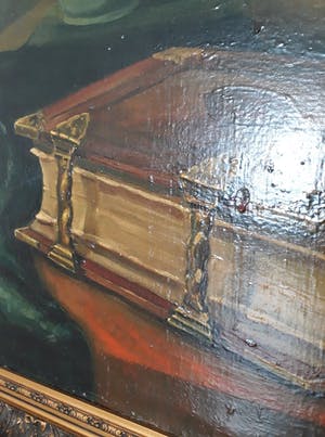 Tijmen Moll - 1890-1975 Stilleven met schelp en een boek, Olieverf op doek kopen? Bied vanaf 50!