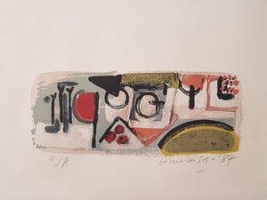 Corneille - April in Paris - gesigneerd zeefdruk - E/A kopen? Bied vanaf 1!