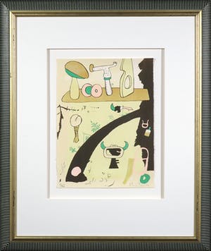 Martin Bradley - Zeefdruk, Trois apres midi-par 3 - Ingelijst kopen? Bied vanaf 1!