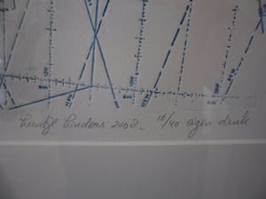 Leentje Linders - Ets en reliefdruk, Apollo thirteen I kopen? Bied vanaf 40!