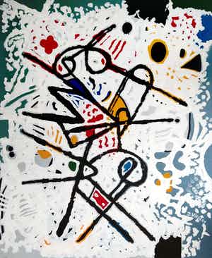 Jack Vissers - Constellatie nr. 14 - acryl op canvas verkocht voor € 395!