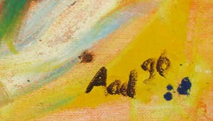 Aad Donker - Olieverf op doek, Zelfportret kopen? Bied vanaf 100!