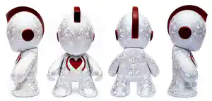 Keith Haring - Kidrobot 7in (Red) Special Edition verkocht voor € 100!