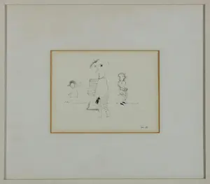 Coen Hennipman - Lot van 10 pentekeningen op papier kopen? Bied vanaf 20!