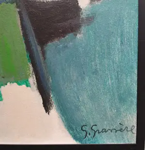 Gérard Grassère - Abstracte compositie kopen? Bied vanaf 175!