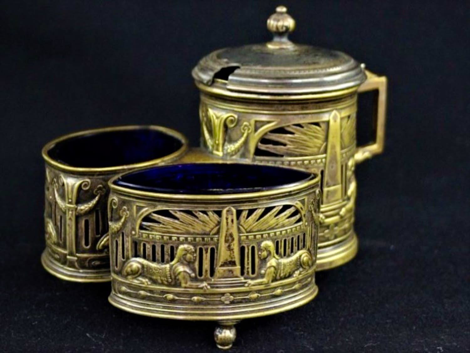 WMF - * Prijs Verlaagd * Tafelset Egyptische revival 1898-1903 verkocht voor € 90!