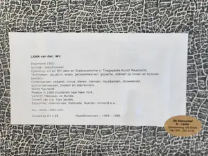 Wil van der Laan - Paardenrennen. kopen? Bied vanaf 125!