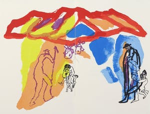 Pieter Defesche - en Hans van de Waarsenburg, Publicatie met zeefdruk en gedicht, Sierra Bermeja kopen? Bied vanaf 1!