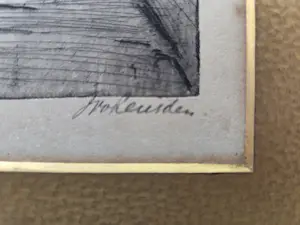 Willem van Leusden - Galerij. Zuilen. Poort. kopen? Bied vanaf 39!