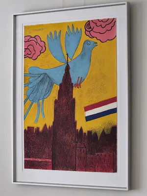 Corneille - Amsterdam / Vrijheid - Handgesigneerd - 1993 kopen? Bied vanaf 300!