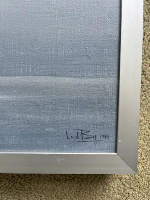 Lolke van der Bij - Zwanen in landschap kopen? Bied vanaf 150!