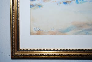 Walter Damm - Zee en strand - aquarel uit 1921 kopen? Bied vanaf 10!