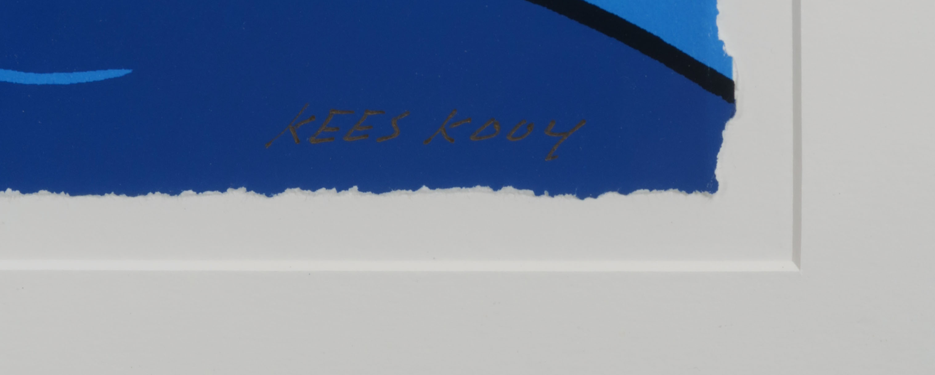 Kees Kooy - Zeefdruk, Sail - Ingelijst  kopen? Bied vanaf 80!