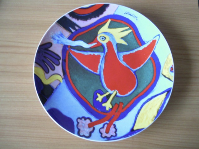 Corneille - Schaal van " DE VUURVOGEL " 30 cm doorsnede. kopen? Bied vanaf 20!