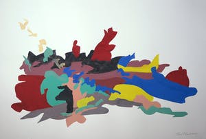 Henri Plaat - Gouache op papier, Zonder titel kopen? Bied vanaf 1!