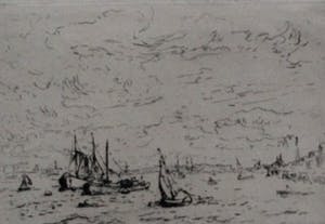 Frederika Broeksmit - Ets: Bootjes op de nieuwe Maas kopen? Bied vanaf 45!