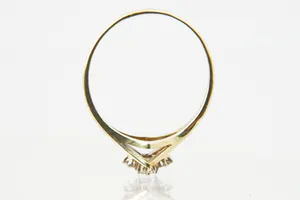 Vintage  jaren 60/70 14krt geel-goud & diamanten (0.25ct) dames fantasie ring kopen? Bied vanaf 170!