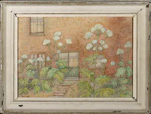 Antoinette van Hoytema - Gemengde techniek op paneel, De luchters - Ingelijst kopen? Bied vanaf 1!