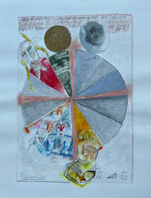 Astrid Feuser - Astrid Feuser, "The Cosmic Octave", 12-delige cyclus, 1988, gesigneerd kopen? Bied vanaf 3400!