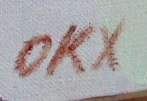 Kees Okx - Olieverf op doek - de vleugels van de reiger kopen? Bied vanaf 375!