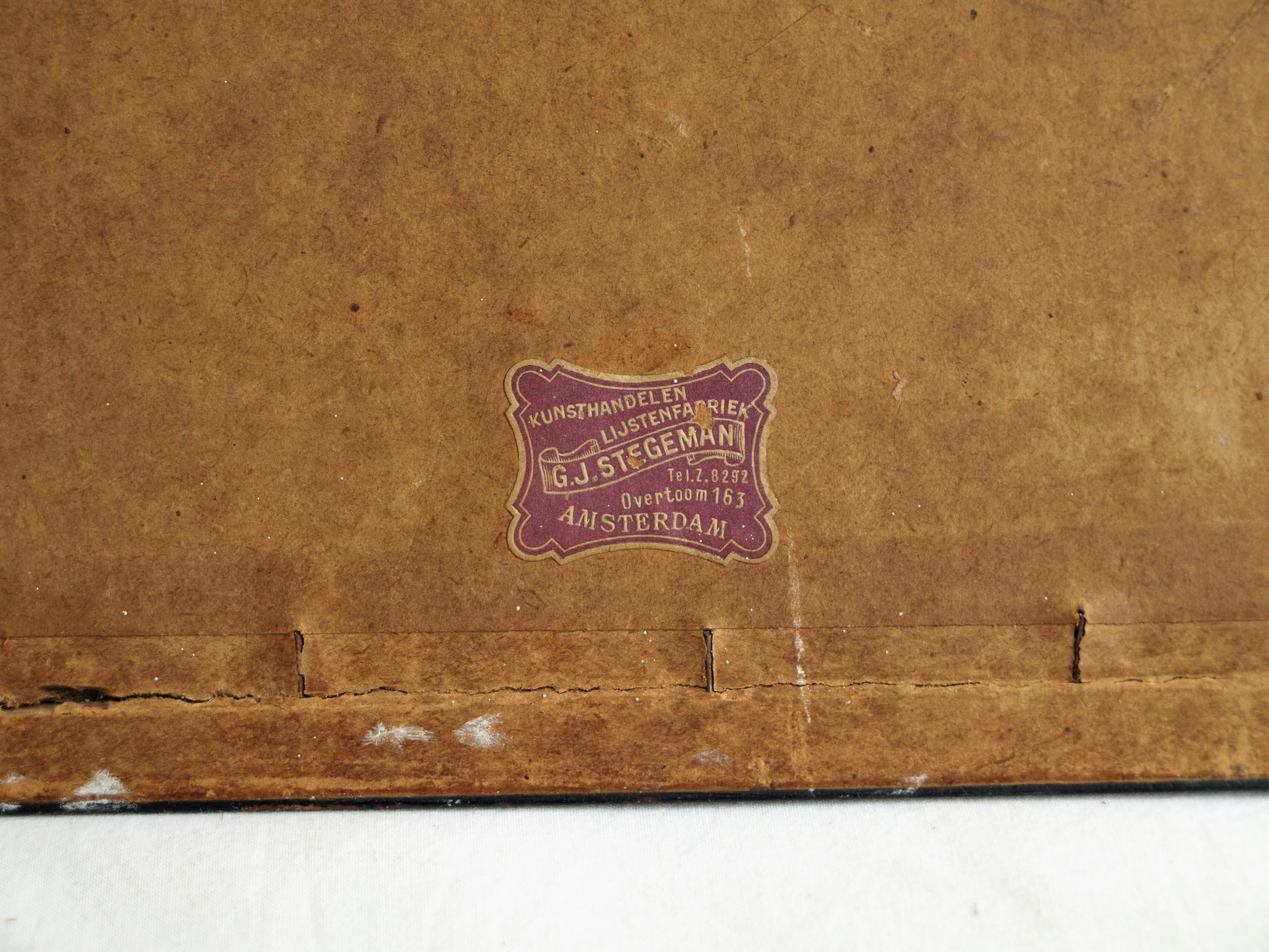 Cornelis Brandenburg - Ets, Oudezijds Achterburgwal, Amsterdam – gesigneerd en ingelijst - 1913 kopen? Bied vanaf 50!