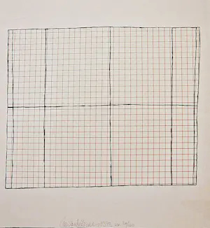 Cees Andriessen - in 1973 gemaakte Zeefdruk en Blinddruk "zwart in rood raster" bep. oplage (100) kaufen? Bieten Sie von 46!