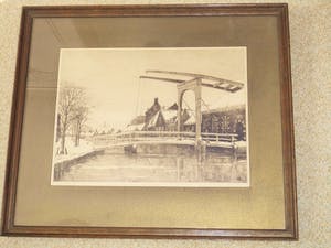 Herman Heuff - Gravure - Dorpsgezicht kopen? Bied vanaf 35!