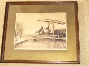 Herman Heuff - Gravure - Dorpsgezicht verkocht voor € 35!