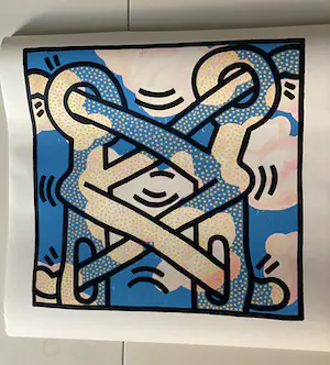 Keith Haring - HP / DE TIJD kopen? Bied vanaf 315!