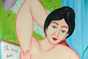 Niet of onleesbaar gesigneerd - Olieverf op doek, Intermezzo - Ingelijst (Zeer groot) kopen? Bied vanaf 10!