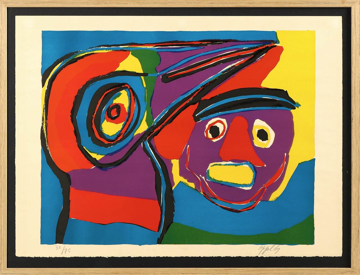 Karel Appel - Le Marin et L’oiseau kopen? Bied vanaf 1199!