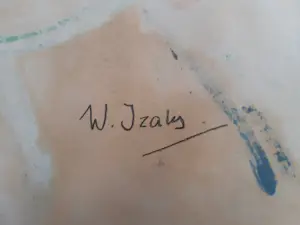 Wim Izaks - Olieverf op papier - Gesigneerd !!! kopen? Bied vanaf 100!