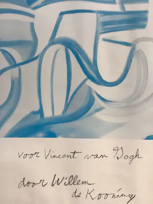 Willem de Kooning - Voor Vincent van Gogh, gesigneerd kopen? Bied vanaf 50!