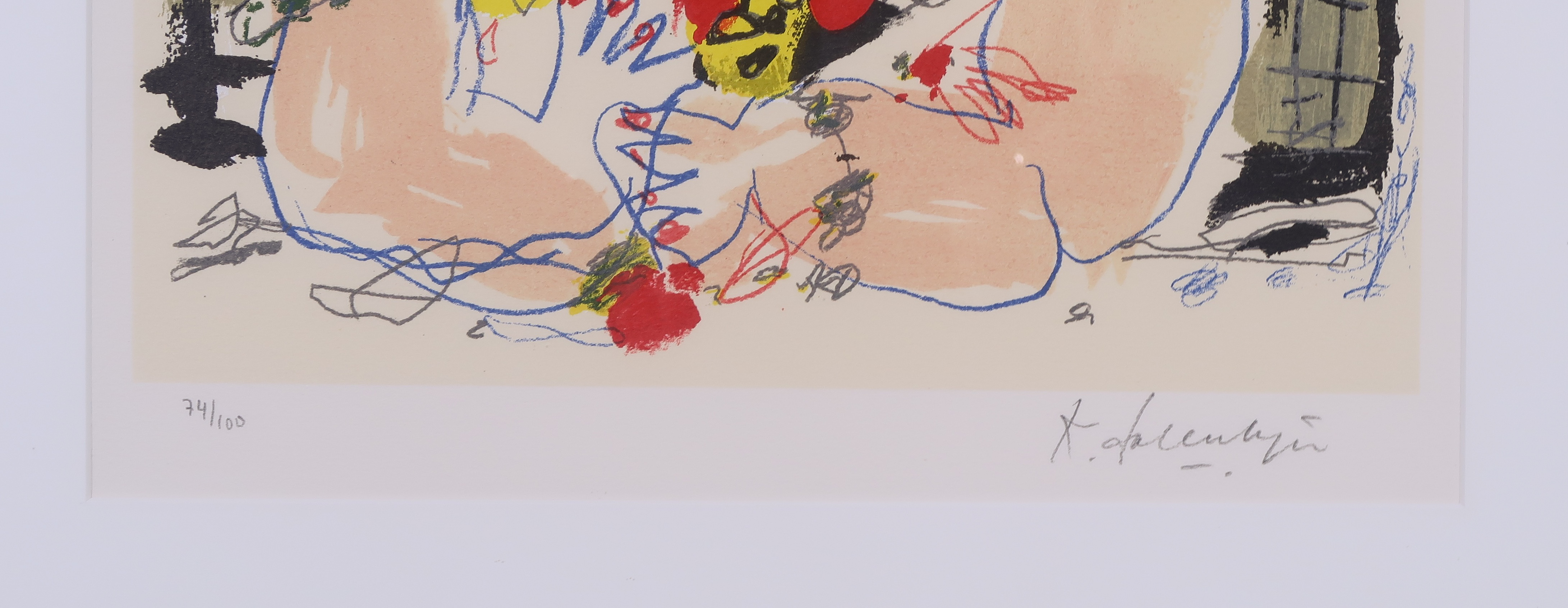 Kees Salentijn - Zeefdruk, Vestidos III - Ingelijst kopen? Bied vanaf 50!