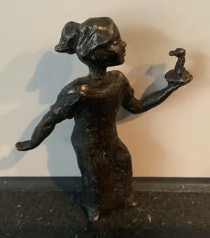 Brons (Onbekend) - Meisje met kaars kopen? Bied vanaf 35!