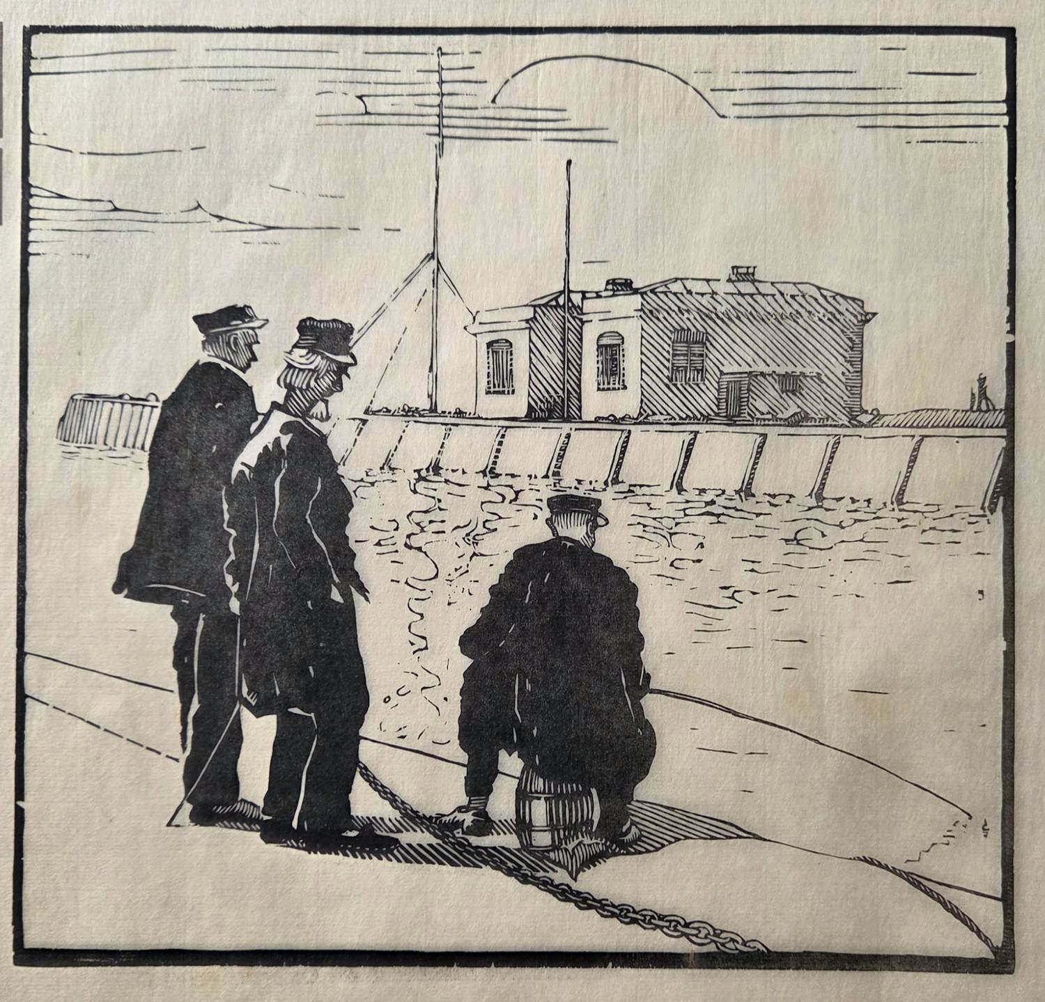 Dirk Hidde Nijland - Bij het loodskantoor. kopen? Bied vanaf 69!